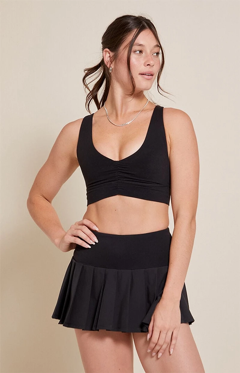 PAC 1980 WHISPER Active Dropped Waist Pleated Mini Skort