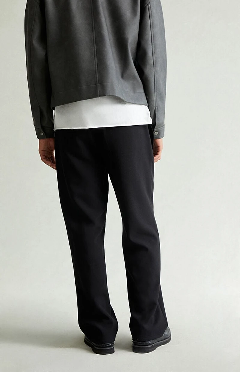 Pacsun Black Straight Drawstring Trousers