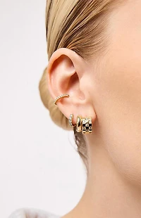 Ana Luisa Eden Small Hoop Earrings