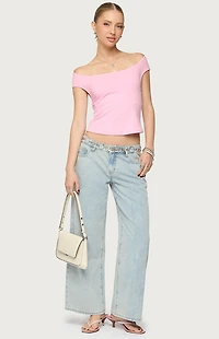 Edikted Mikkey Cut Out Off Shoulder Top