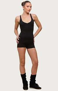 Edikted Alondra V Neck Bodysuit