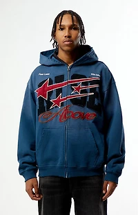 Pacsun Rise Above Full Zip Hoodie