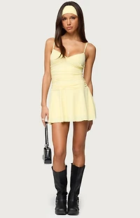 Edikted Deborah Ruched Mini Dress
