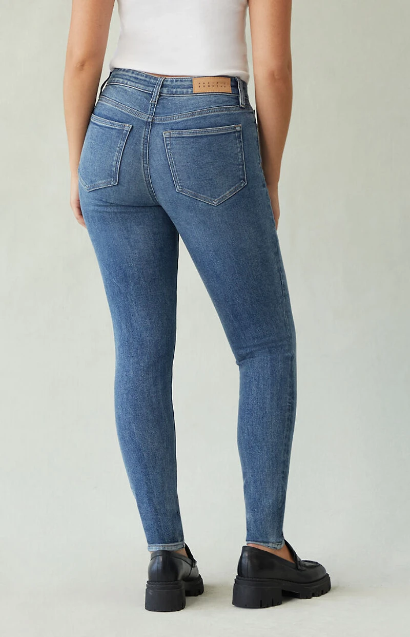 Pacsun Skinny Jeans Stretch Medium Blue