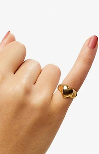 Ana Luisa Isla Heart Ring