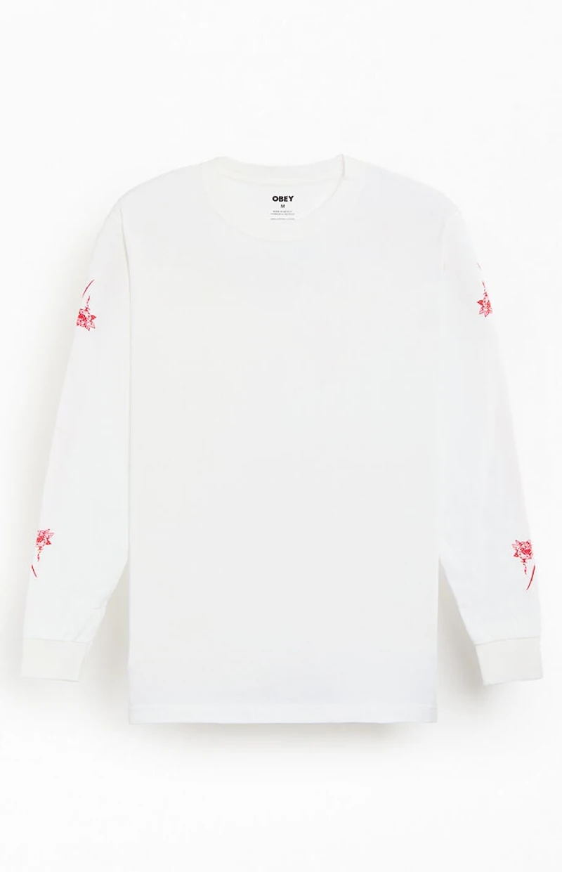 Obey Tribal Rose Long Sleeve T-Shirt