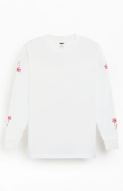 Obey Tribal Rose Long Sleeve T-Shirt