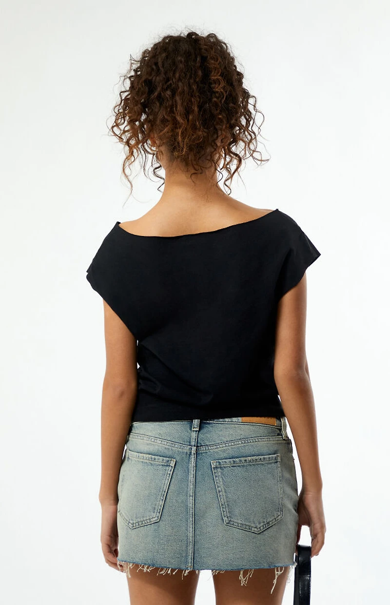 Est. PAC 1980 Sunday Off-The-Shoulder T-Shirt