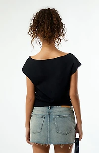 Est. PAC 1980 Sunday Off-The-Shoulder T-Shirt