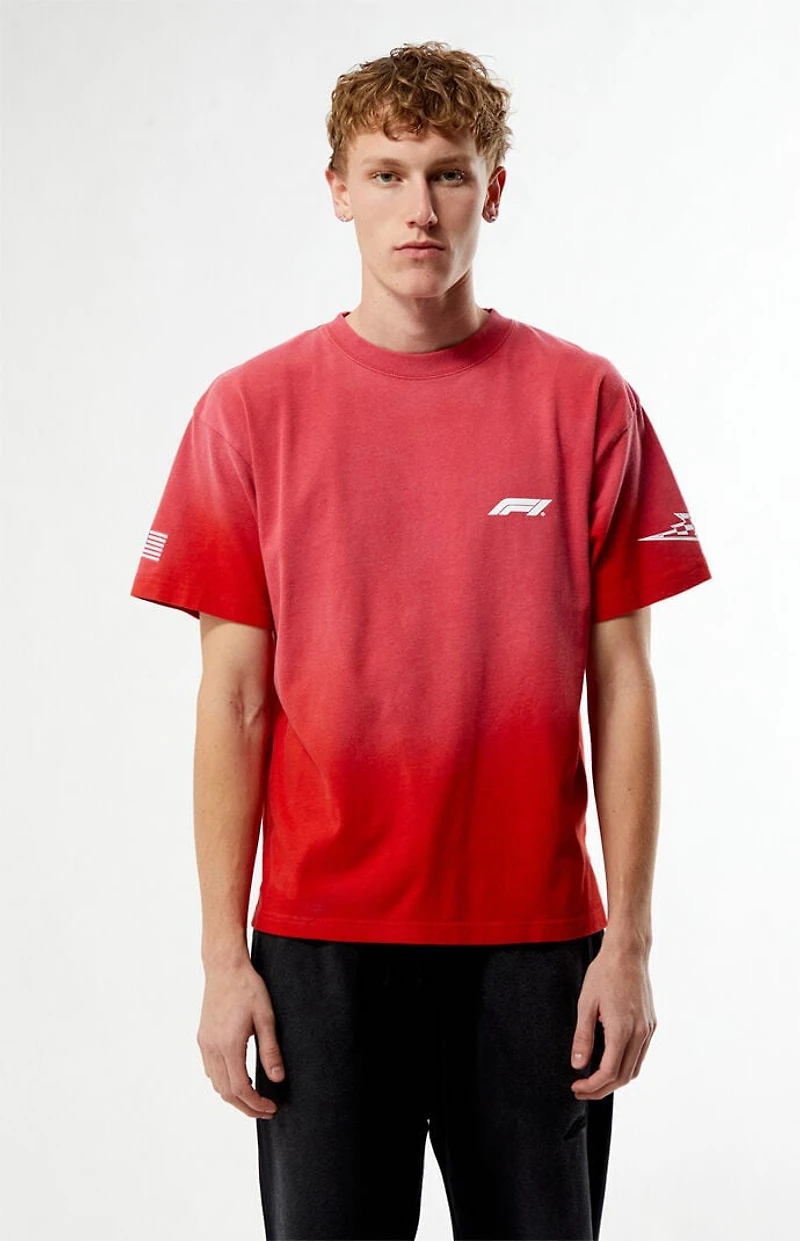 Formula 1 x Pacsun Las Vegas Red Here To Race T-Shirt