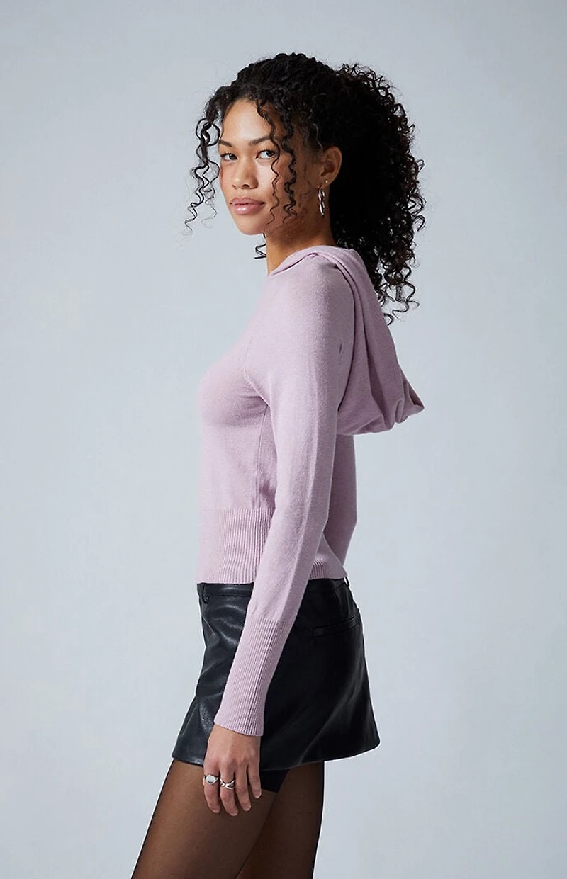 Third Charm Riley Knit Hoodie
