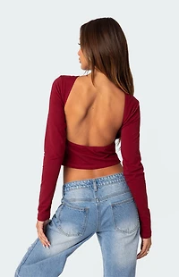 Edikted Haven Open Back Top