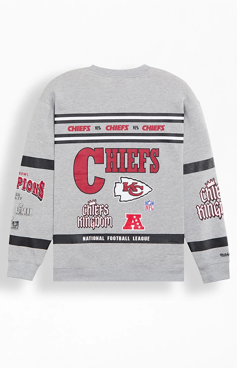 Mitchell & Ness Kids Kansas City Chiefs Crew Neck Sweatshirt