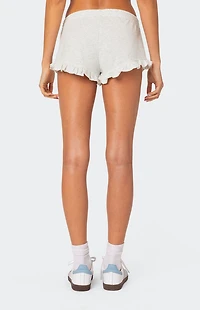 Edikted Randi Ruffled Micro Shorts