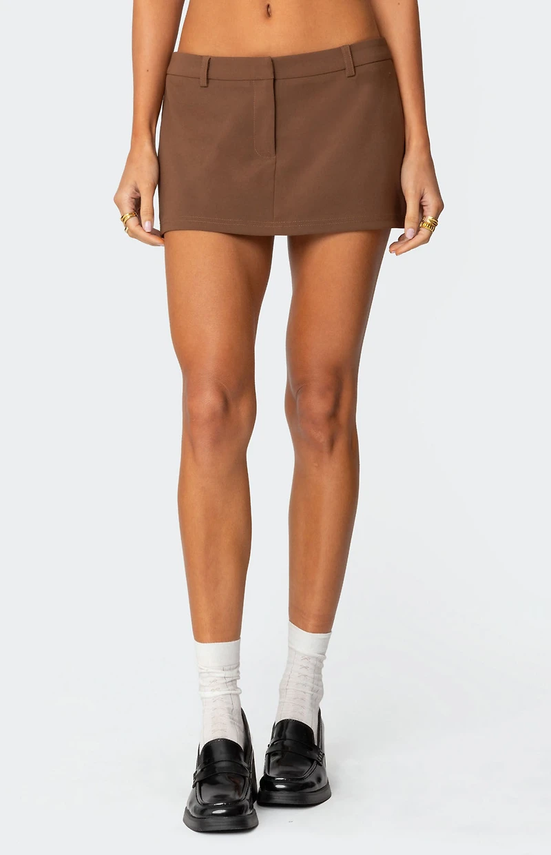 Edikted Marlie Tailored Micro Mini Skort