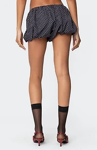Edikted Liz Polka Dot Bubble Shorts