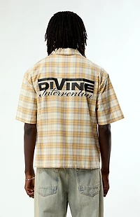 Pacsun Divine Intervention Plaid Short Sleeve Shirt