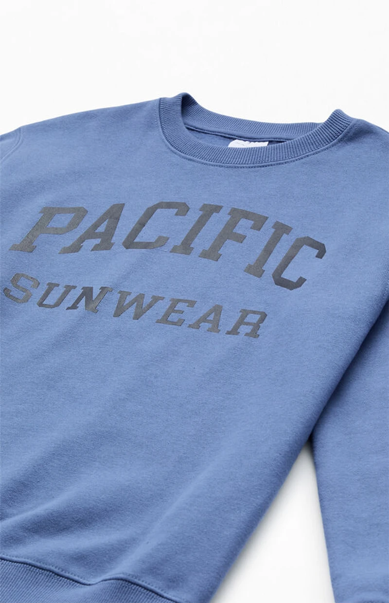 Pacsun Kids Blue Crew Neck Sweatshirt