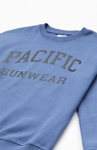 Pacsun Kids Blue Crew Neck Sweatshirt