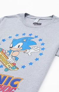 Kids Sonic The Hedgehog Skateboard T-Shirt