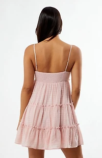 Your Favorite Button Front Babydoll Mini Dress