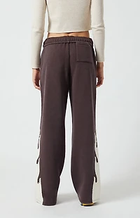 Pacsun Flame Applique Vintage Wash Baggy Sweatpants