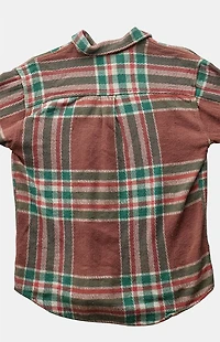 PS VINTAGE '90s Brown Pocket Flannel Top