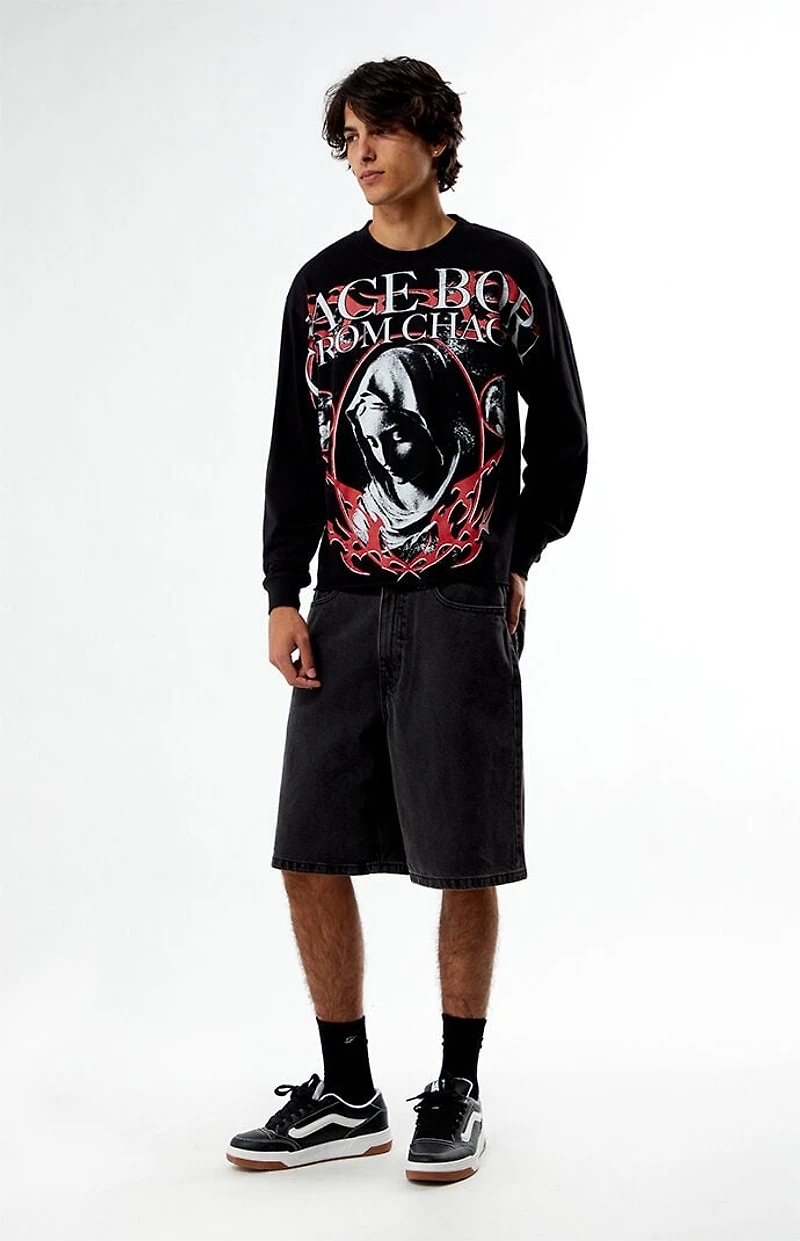 Pacsun Grace From Chaos Cropped Long Sleeve T-Shirt