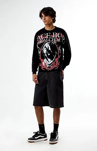 Pacsun Grace From Chaos Cropped Long Sleeve T-Shirt