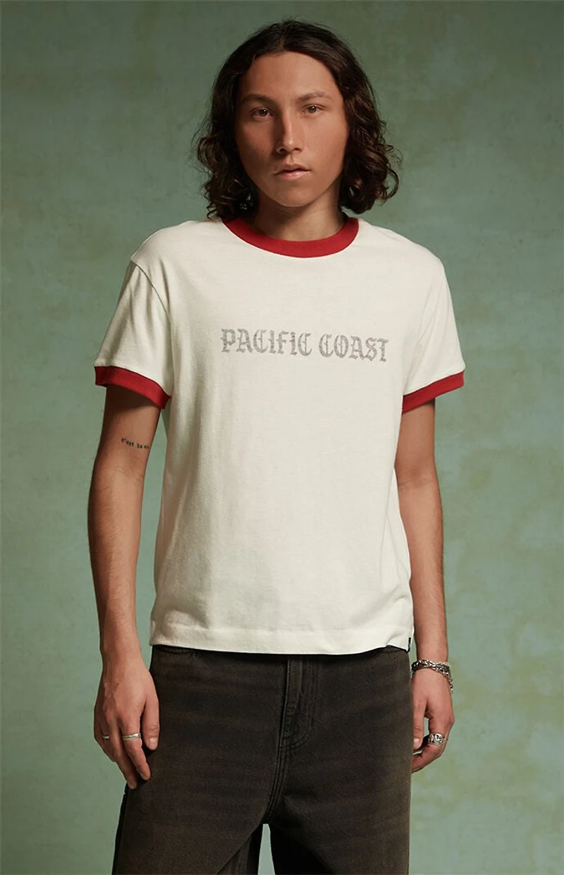 FIELD OF STUDY by Pacsun Pacific Coast Ringer T-Shirt