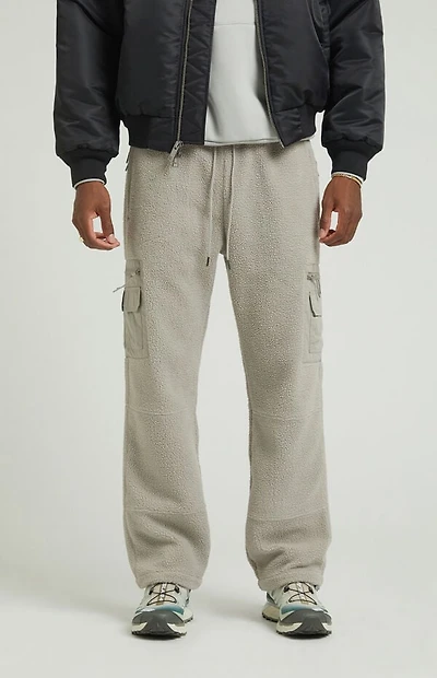Pacsun Ocean Sherpa Cargo Sweatpants