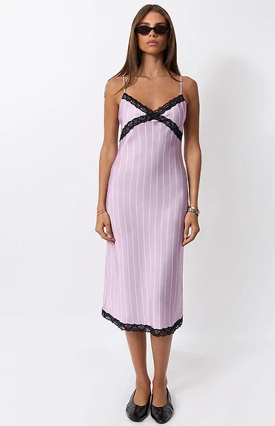 WEWOREWHAT Cami Slip Midi Dress
