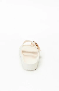 Birkenstock Women's Arizona Big Buckle EVA Sandals Eggshell