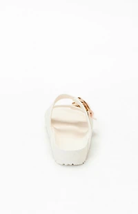 Birkenstock Women's Arizona Big Buckle EVA Sandals Eggshell