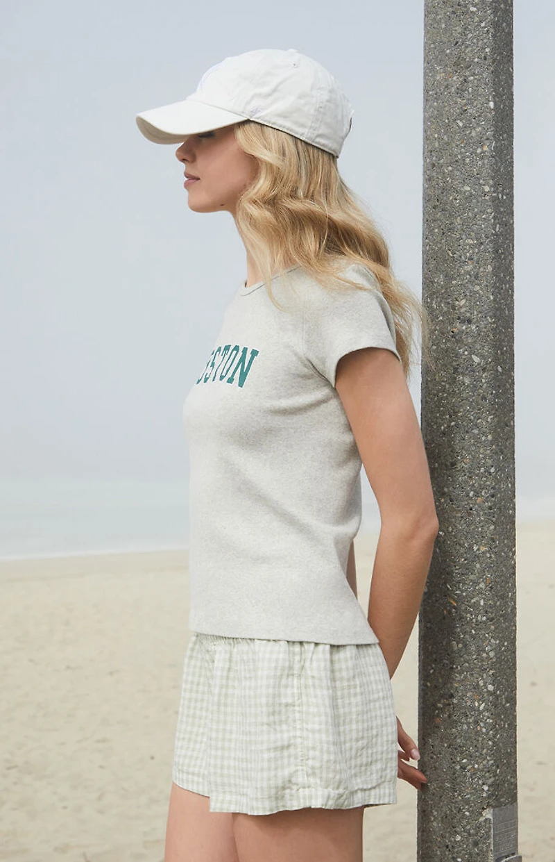 John Galt Light Gray Boston Hailie T-Shirt