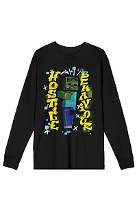 Minecraft Hostile Long Sleeve T-Shirt