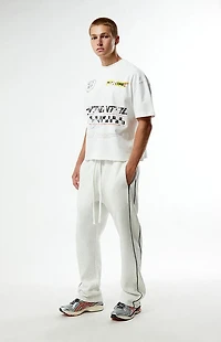 Pacsun Gray Piping Track Sweatpants