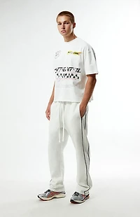 Pacsun Gray Piping Track Sweatpants