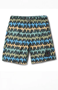 Maui & Sons Kids Big Tooth Pool Shorts