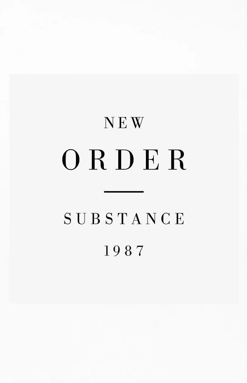 New Order Substance (2023 Reissue) Vinyl Record