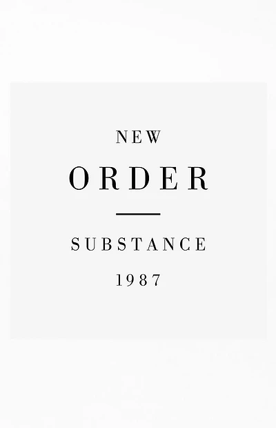 New Order Substance (2023 Reissue) Vinyl Record