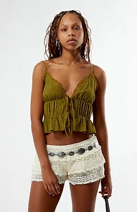 Your Favorite Tiered Lace Shorts