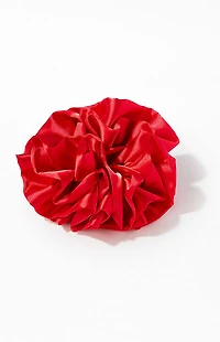 Pacsun Red Textured Hair Scrunchie