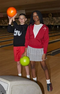 Pacsun Kids Leopard Tiered Scrunch Mini Skirt