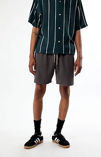 Pacsun Charcoal Gray Waffle Knit Shorts