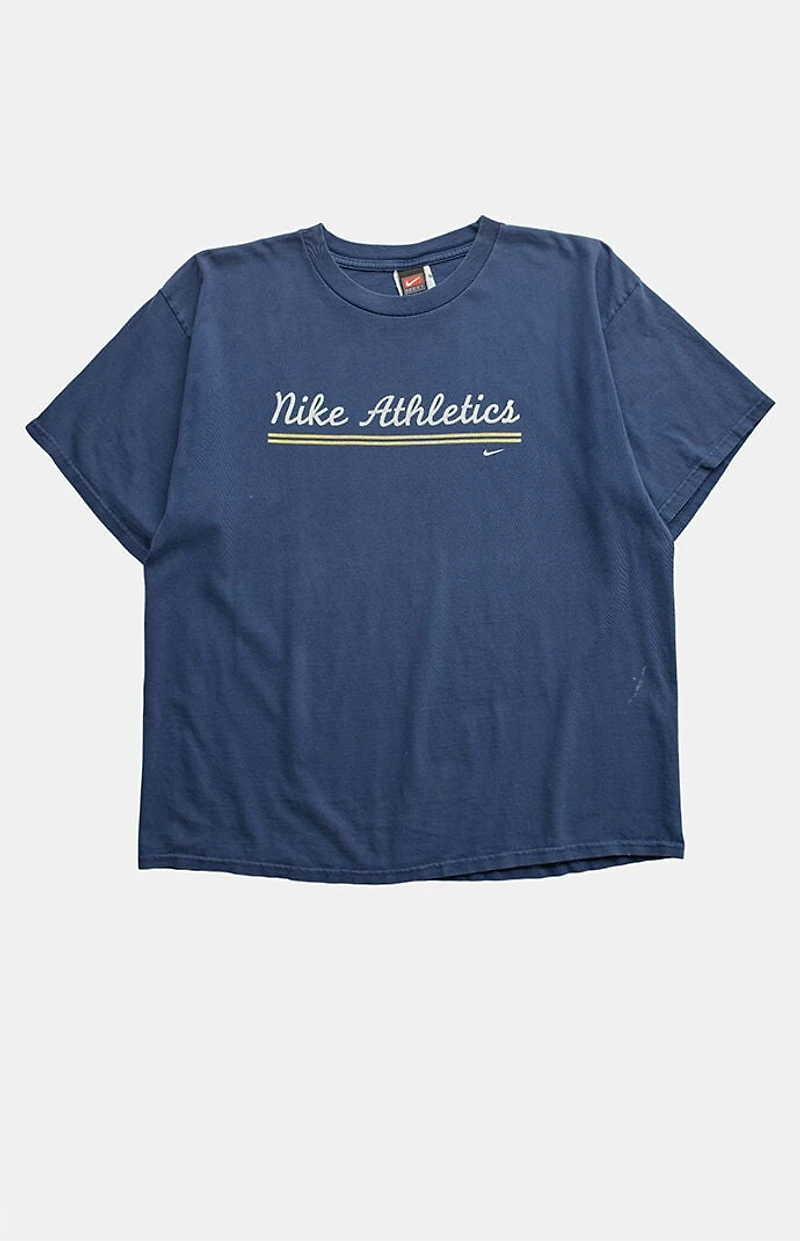PS VINTAGE 2000s Navy Nike Athletics T-Shirt