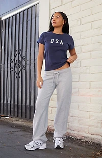 John Galt Silver Hilary Yoga Sweatpants