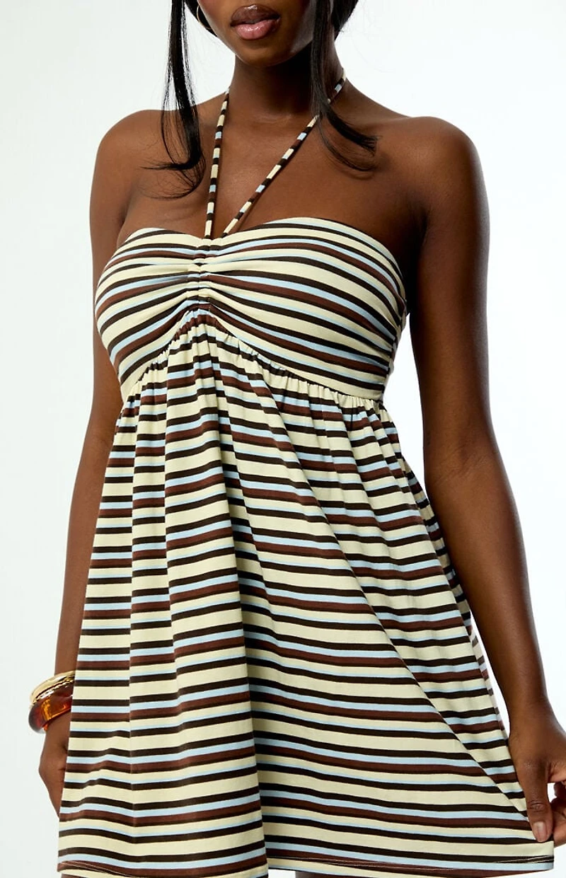 Your Favorite Sara Knit Strapless Babydoll Mini Dress