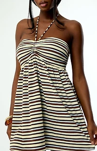 Your Favorite Sara Knit Strapless Babydoll Mini Dress