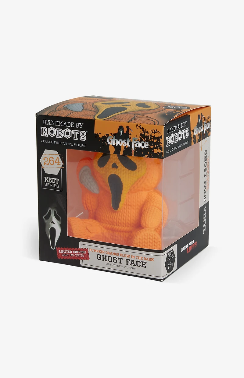 Ghost Face Pumpkin Orange 264 Knit Series Vinyl Figure